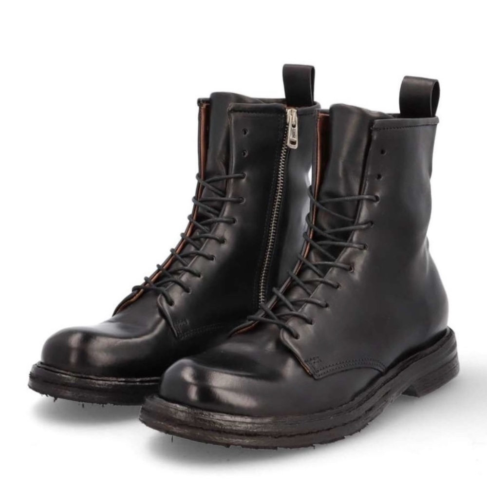 A.S. 98 Men Combat Boots Black